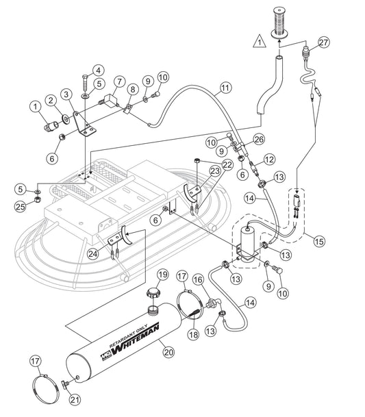 JWN-SERIES S/N VB0206951 AND BELOW-Spray Assembly Parts