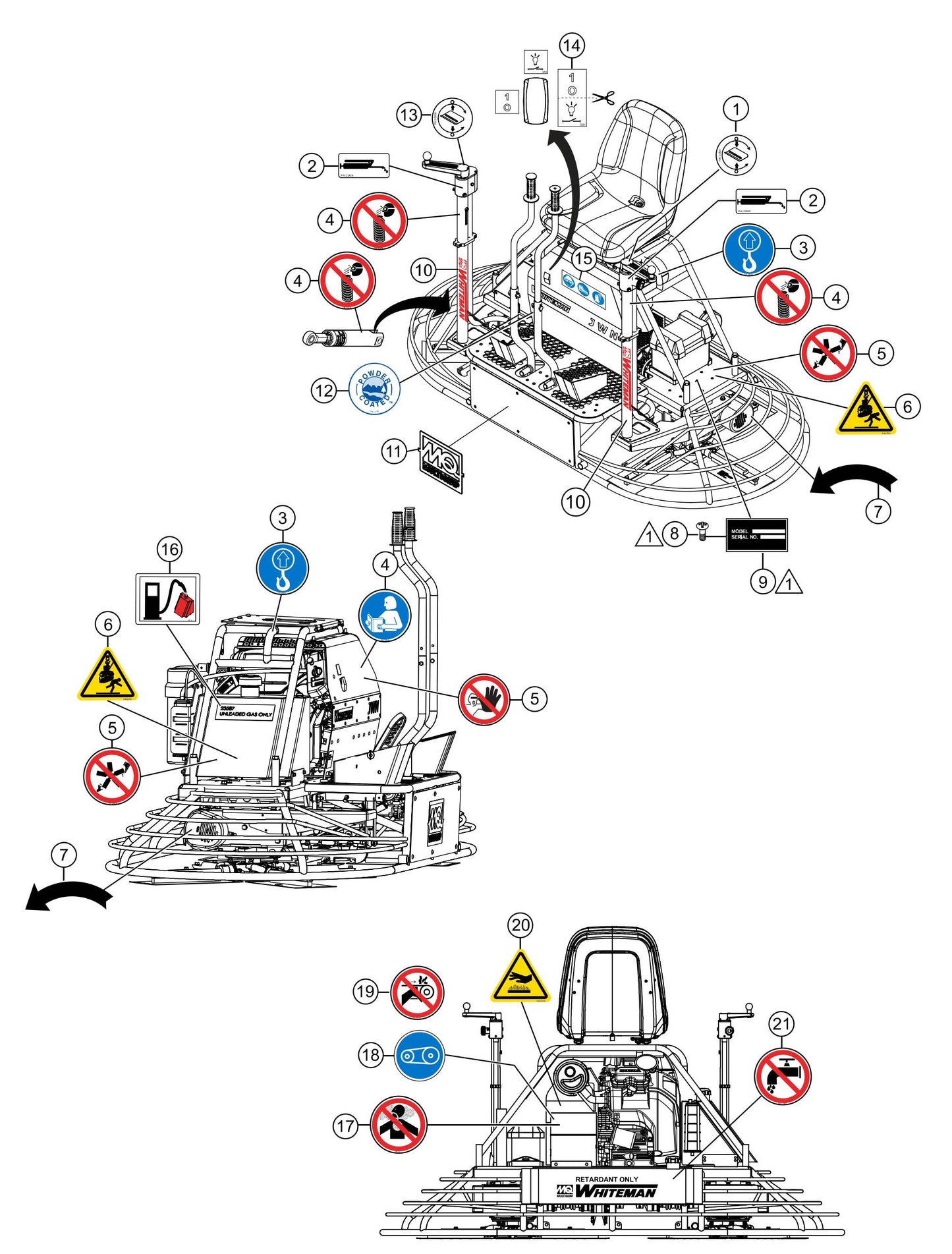 JWN-24HTCSL, JWN-24HSCSL S/N VB0206952 and Above - Nameplate And Decals Assembly Parts