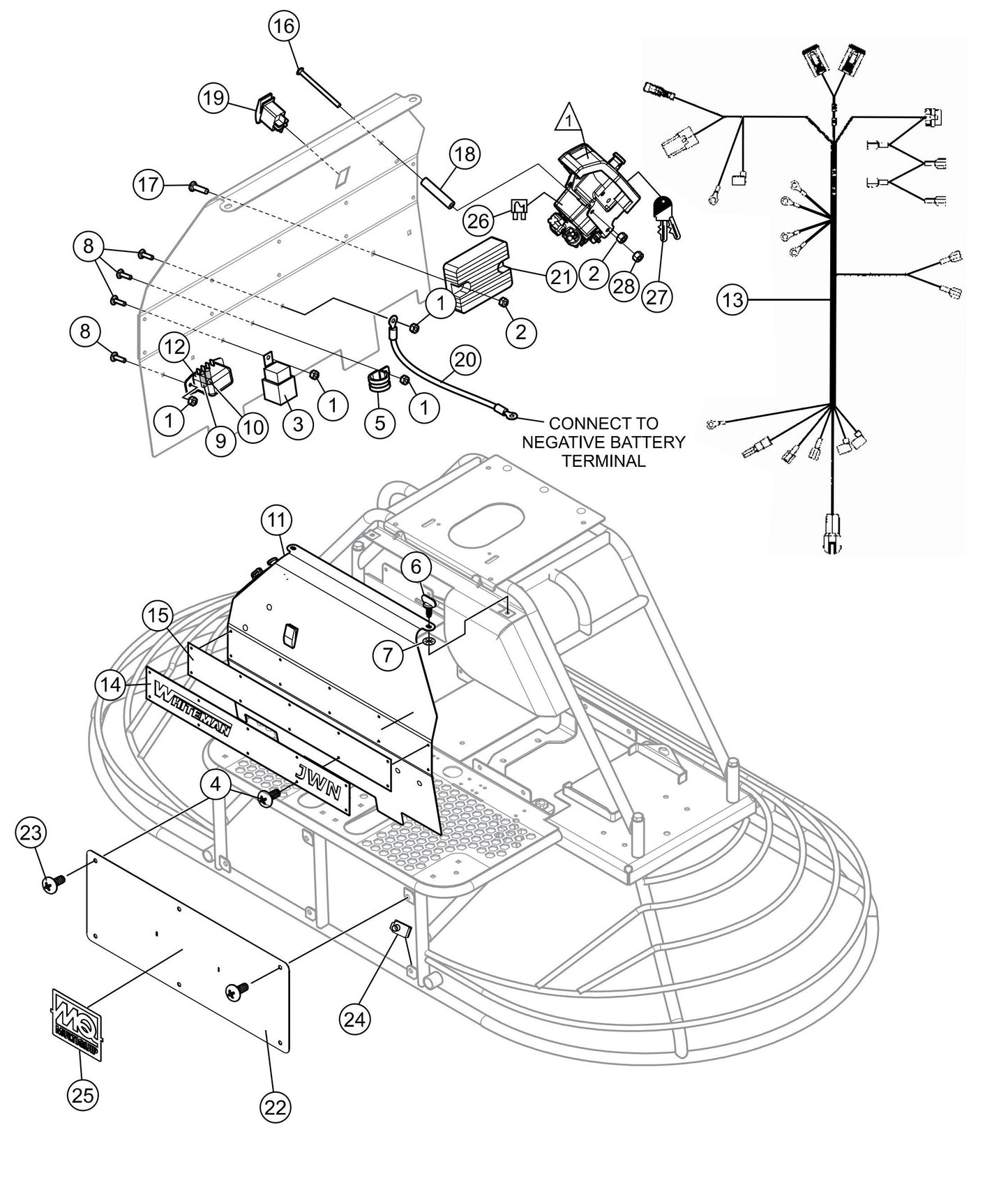JWN-24HTCSL, JWN-24HSCSL S/N VB0206952 and Above - Control Panel Assembly Parts