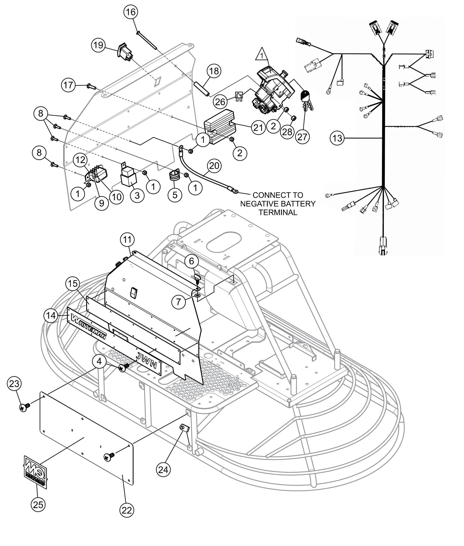 JWN-24HTCSL, JWN-24HSCSL S/N VB0206952 and Above - Control Panel Assembly Parts
