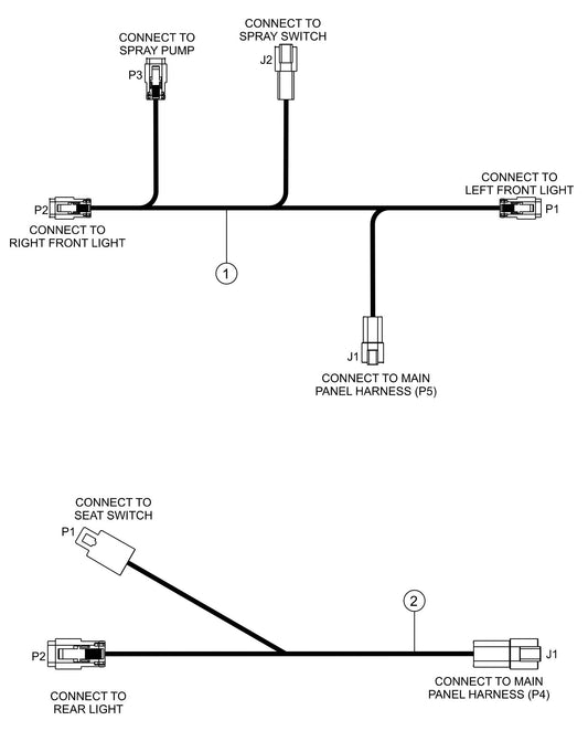 JWN-24HTCSL, JWN-24HSCSL S/N VB0206952 and Above - Harness Assembly Parts