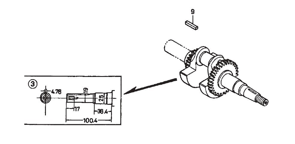  J Series Crankshaft Assembly Parts by Multiquip Whiteman