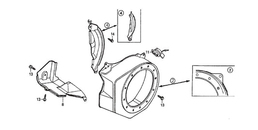 J Series Fan Cover Assembly Parts  by Multiquip Whiteman