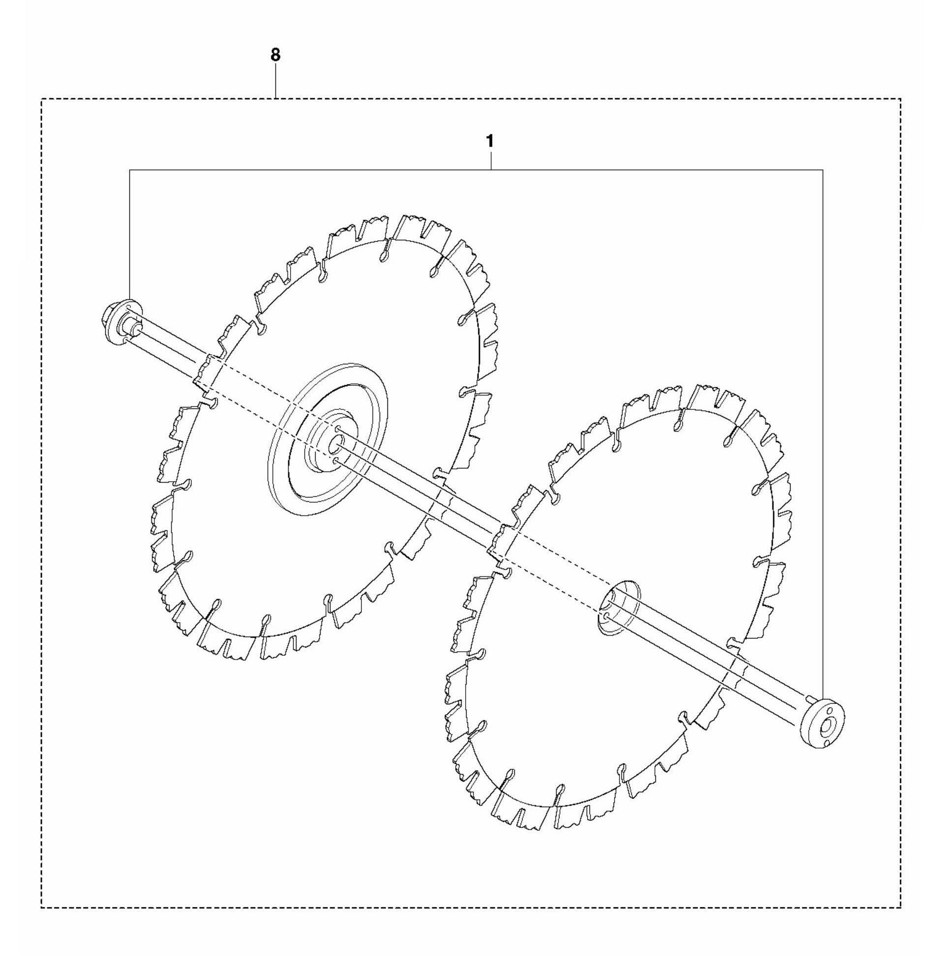 K650 Cutting Blade Assembly Parts