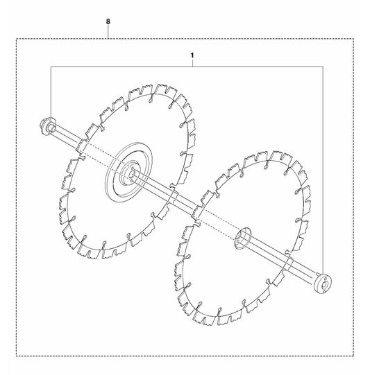 K650 Cutting Blade Assembly Parts