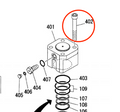 K10203214120 Socket Bolt for Fx15a Hydraulic Breaker by FRD Kent