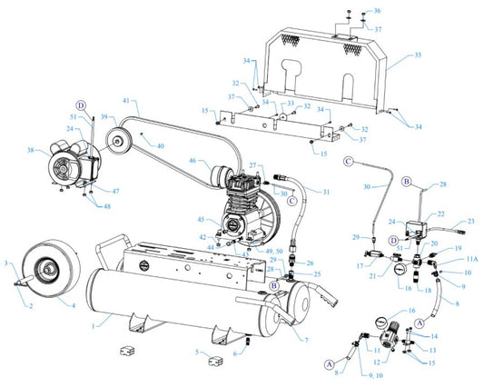 K15A-15P-DCS Assembly Parts By Jenny