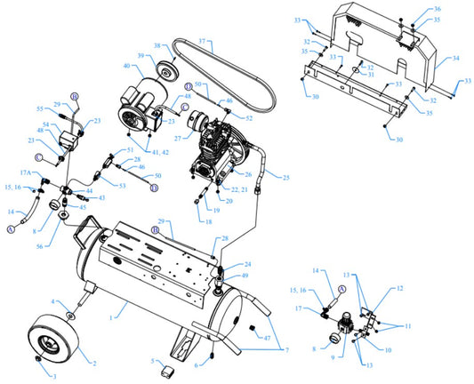 K2A-17P-DCS Assembly Parts By Jenny