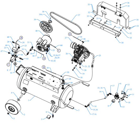 K2A-30P-DCS-DVS Assembly Parts By Jenny