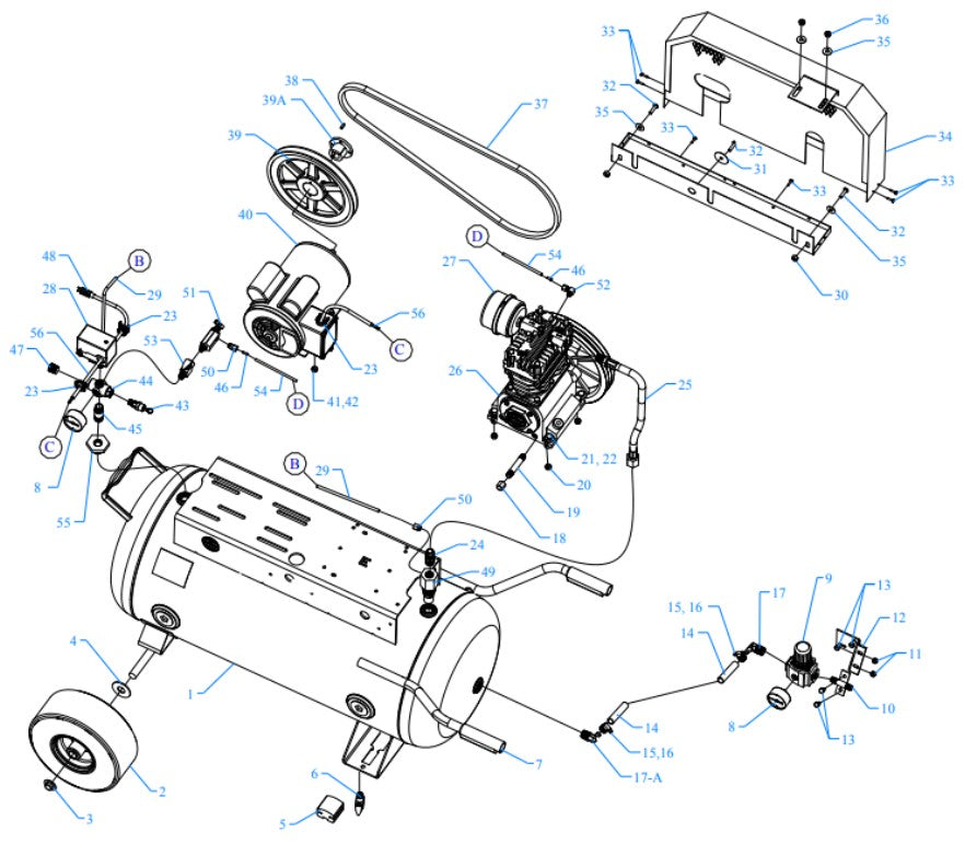 K2A-30P-DCS Assembly Parts By Jenny