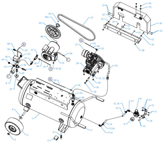 K2A-30P-DCS Assembly Parts By Jenny
