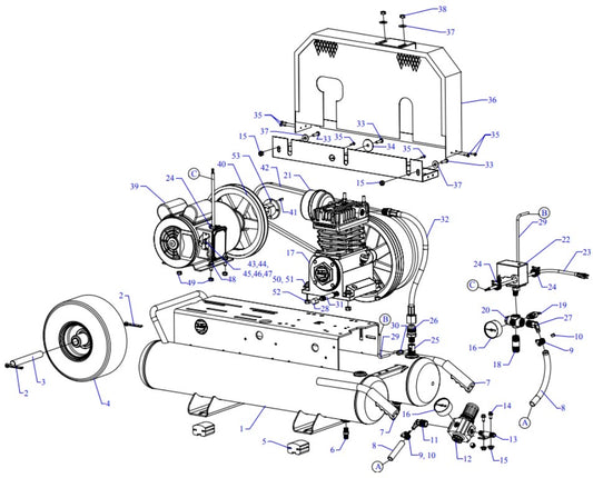 K2A-8P-SSC-DVS Assembly Parts By Jenny