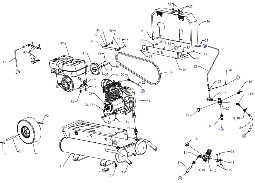 K5HGA-15P-CRC Assembly Parts By Jenny