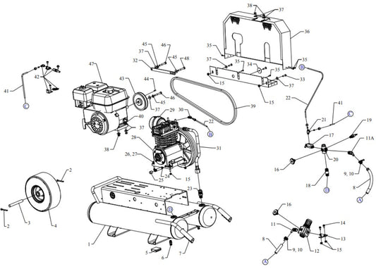 K5HGA-15P-CRC Assembly Parts By Jenny