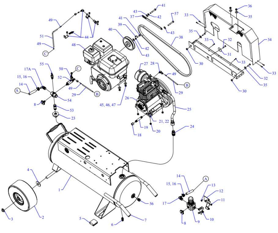 K5HGA-17P-CRC Assembly Parts By Jenny