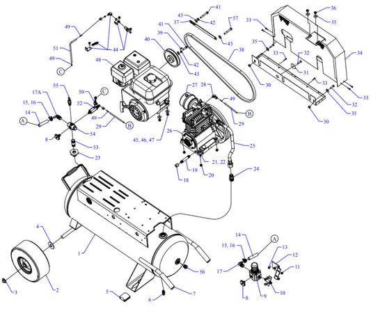 K5HGA-17P-CRC Assembly Parts By Jenny