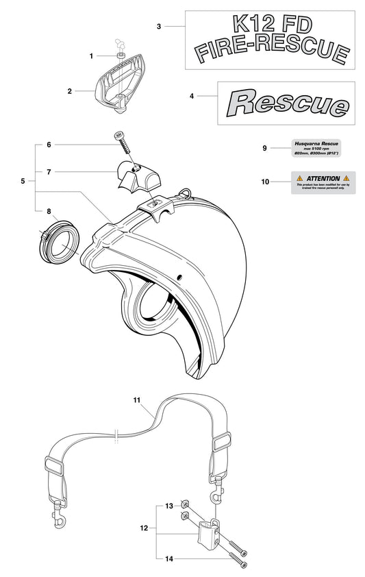 K750 Rescue Assembly Parts
