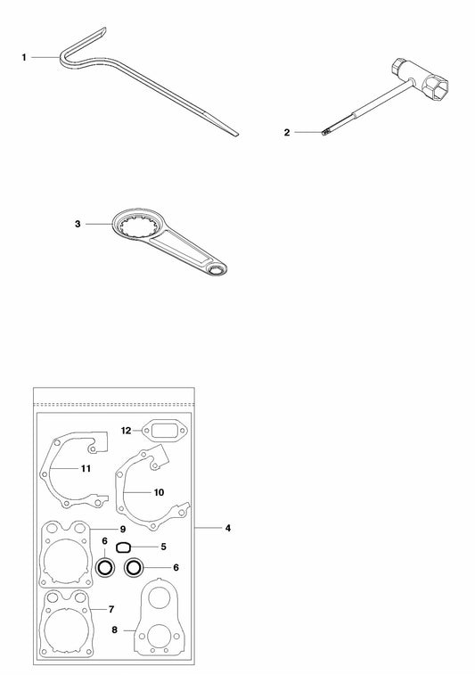 K760 Cut-N-Break Accessories Assembly Parts