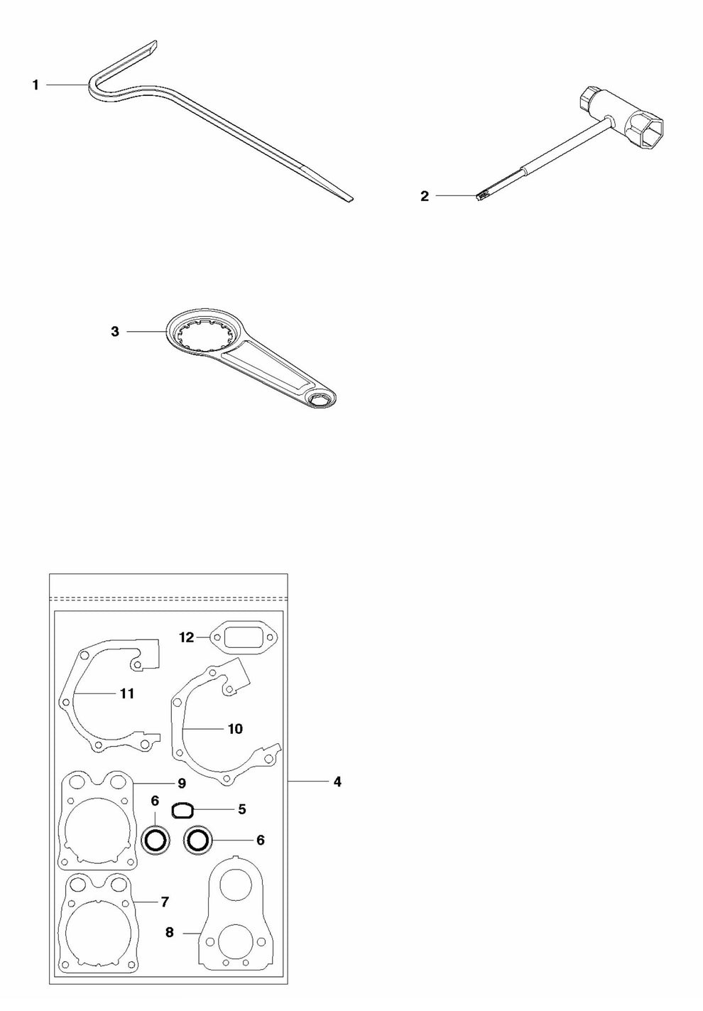 K760 Cut-N-Break Accessories Assembly Parts by Husqvarna