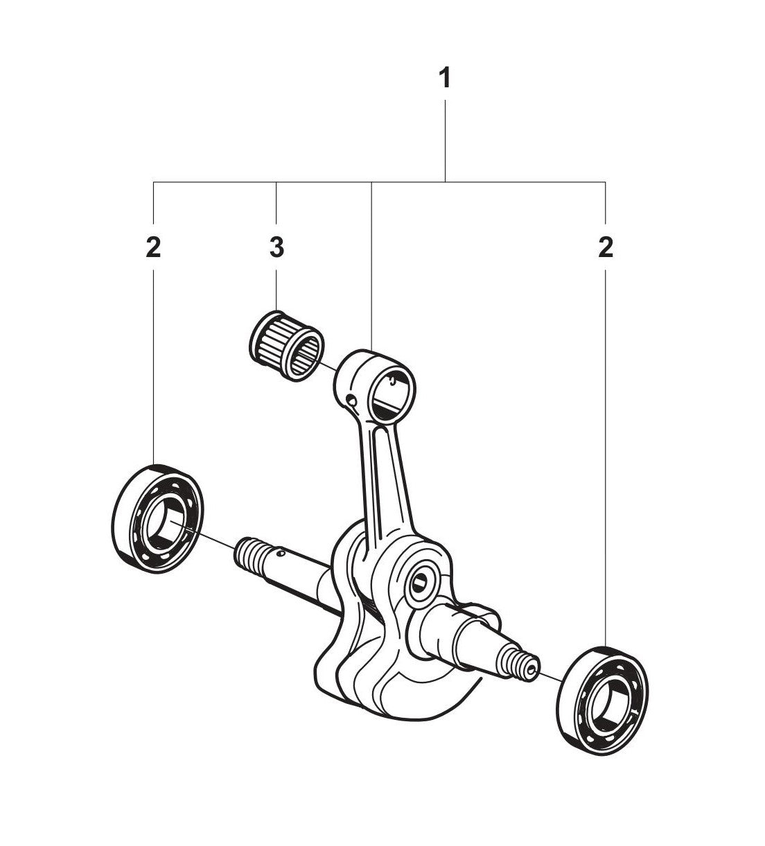 K950 Crankshaft Assembly Parts