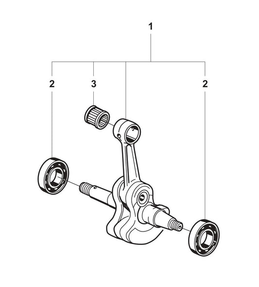 K950 Crankshaft Assembly Parts