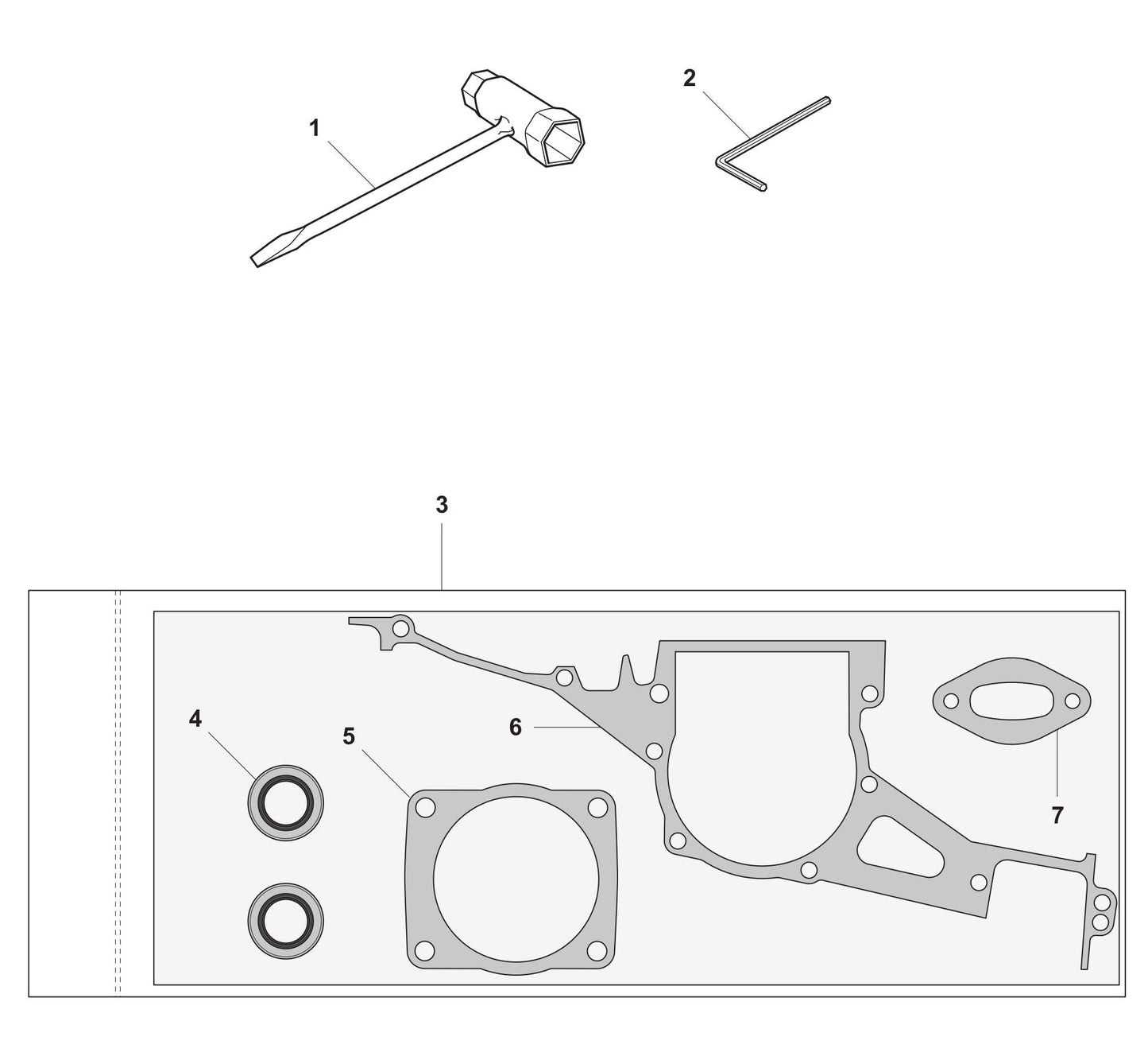 K950 Gasket Kit Assembly Parts