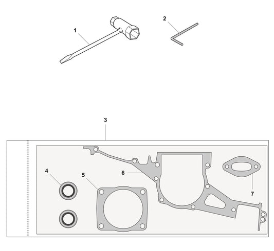 K950 Gasket Kit Assembly Parts