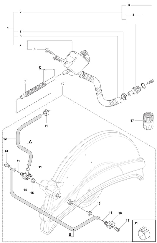 K960 Valves Assembly Parts By Husqvarna