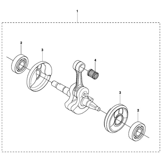 K960 Crankshaft