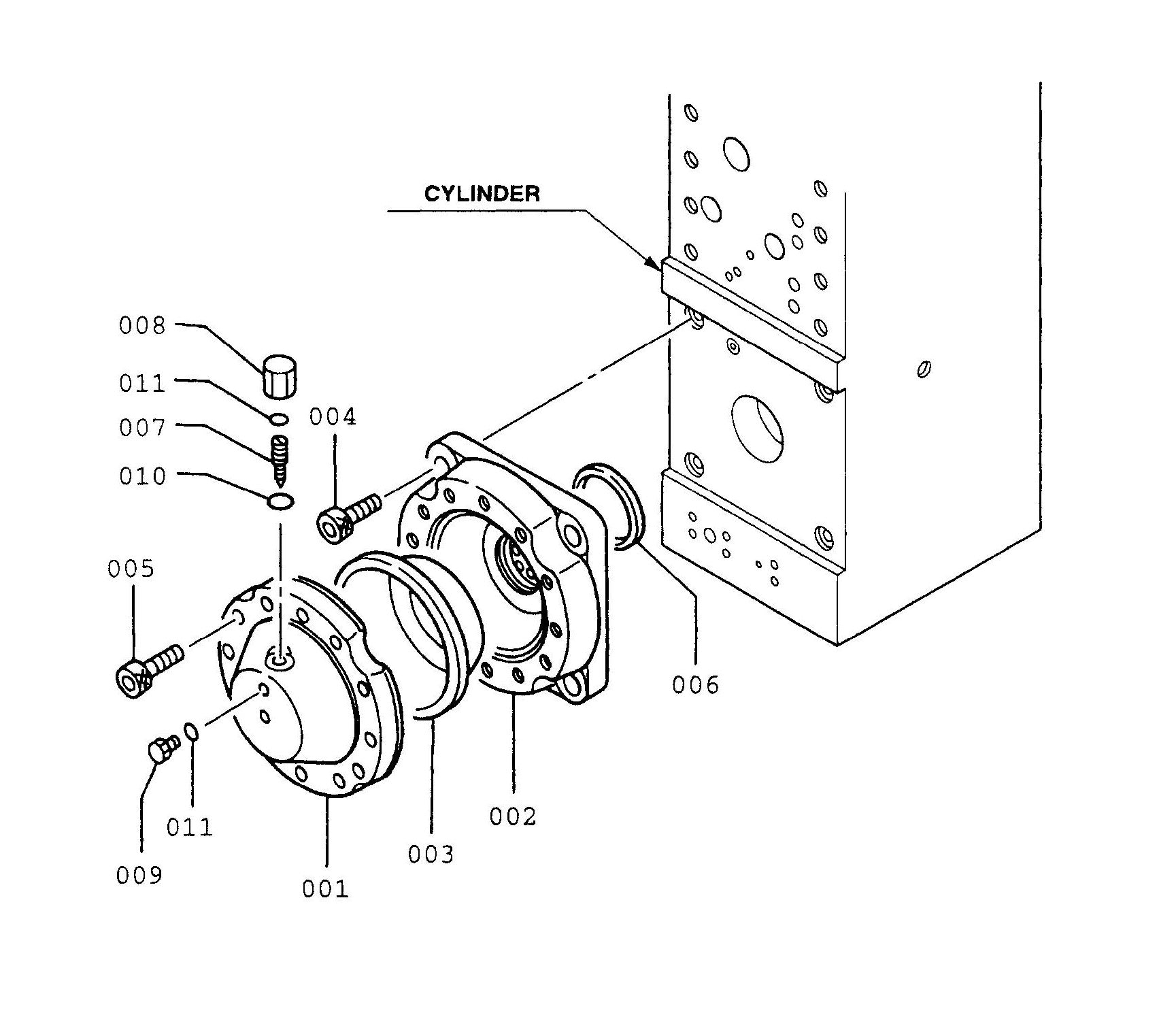 F70Qt Serial No.1001 ~1061 Accumulator Assembly Parts