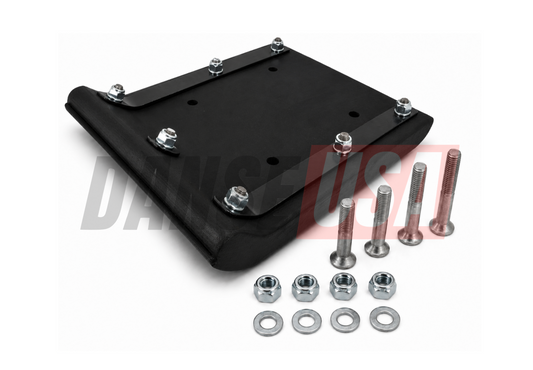 Multiquip Mikasa 362910150 KITSHOEMTX50/60 OEM 10.4-inch wood shoe foot assembly with mounting hardware for MTX-Series tamping rammers