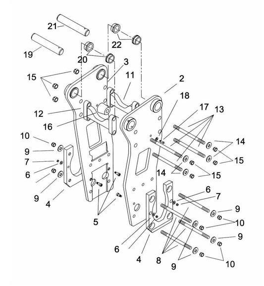 F22Qt Mounting Bracket Assembly Parts