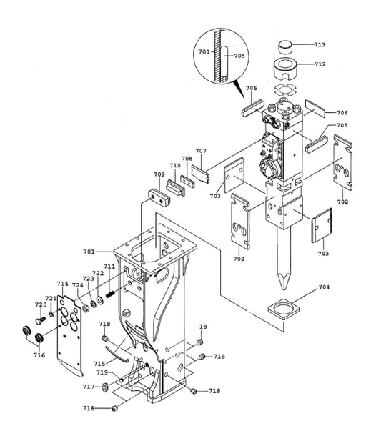 F27Qt Serial No.2528 ~ & Up NT-Box Mounting Assembly Parts