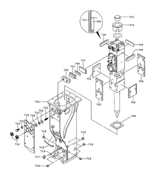 F35 QT S/N 3601 ~ NT-Box Mounting Assembly Parts