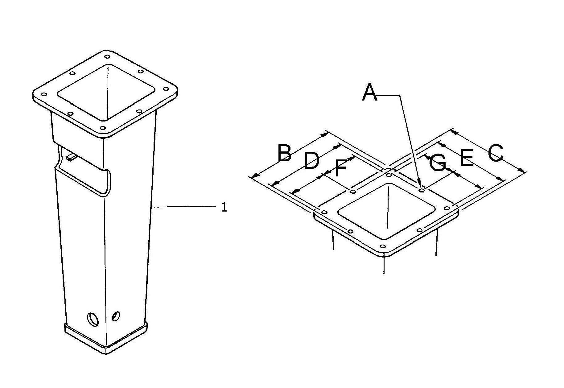 F3 (Serial No.5001 & Up) T-Box Mounting Assembly Parts