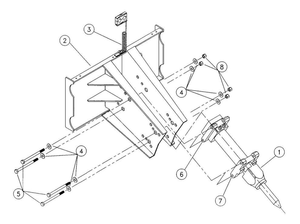 F3 (Serial No.5001 & Up) Open Style One-Piece Rigid Assembly Parts