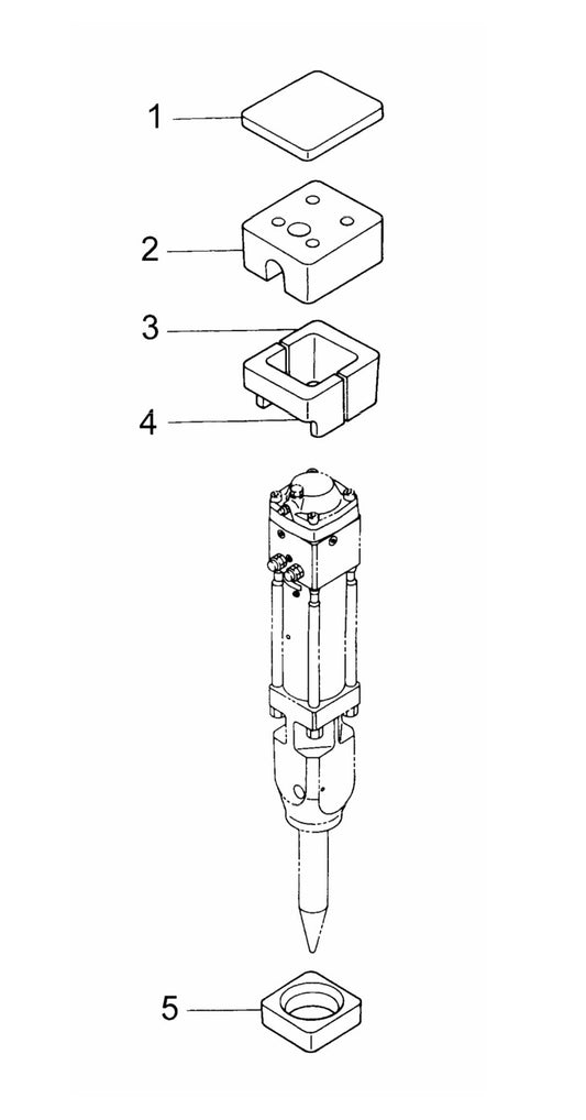 F5 Three-Boss TLB Versions (Serial No.5001 & Up) Damper Parts List Assembly Parts
