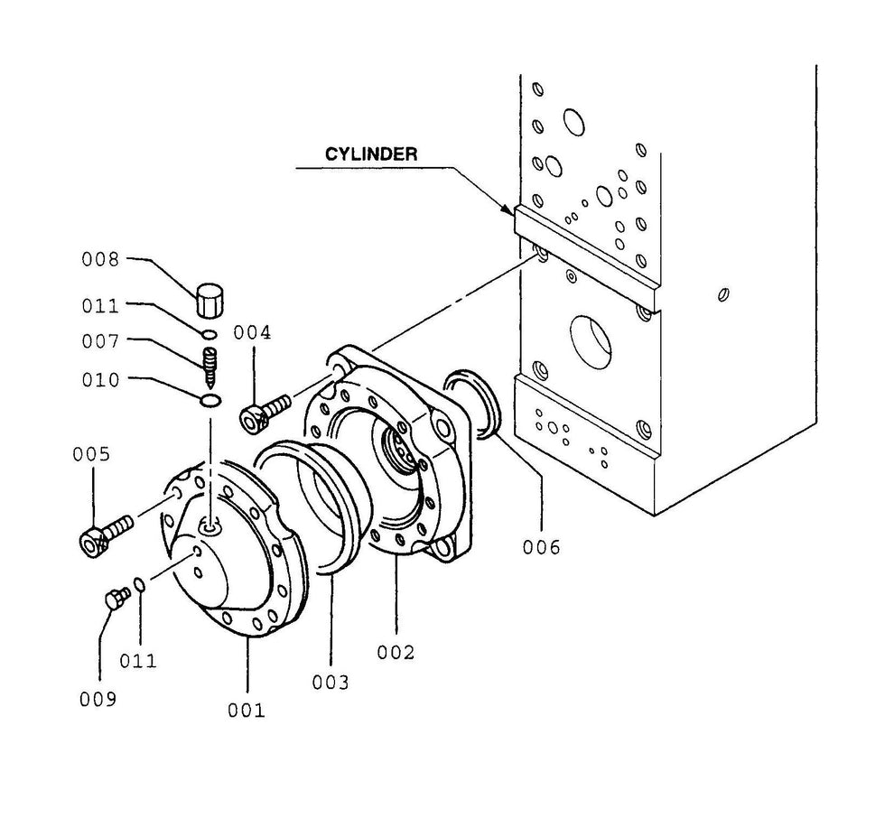F70Qt Serial No. 1062 ~ & Up Accumulator Assembly Parts