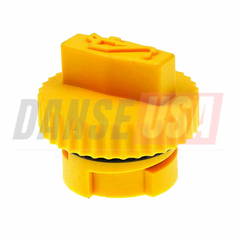 Kohler Oil Fill Cap Assembly, Yellow 24-227-02-S