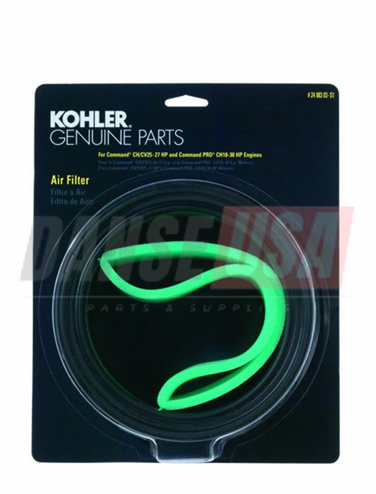 Kohler Air Filter and Pre-Cleaner Kit 24-883-03-S1