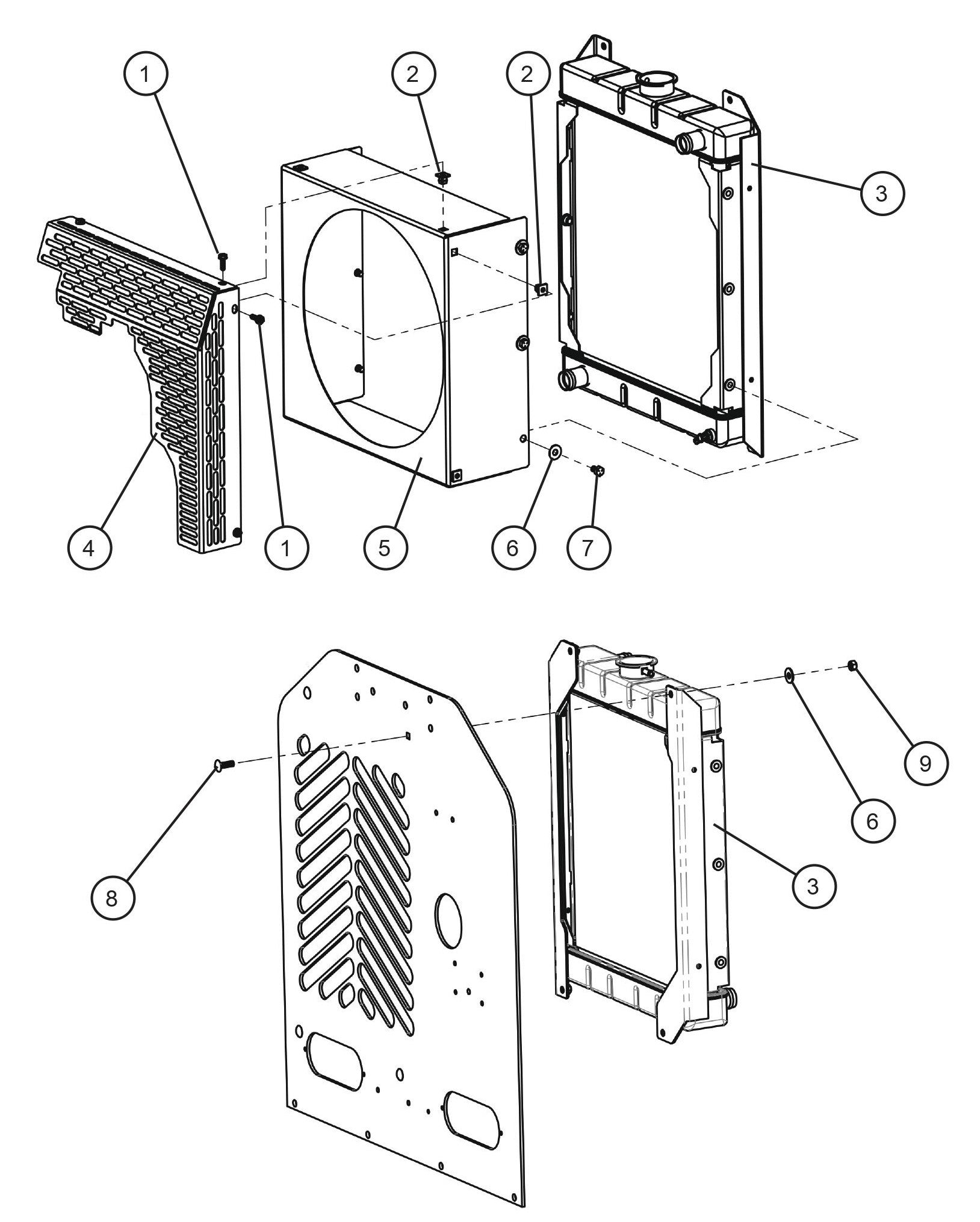 CE V-Series Night Lite Pro II Kubota Engine Group (3 of 3) Parts By Allmand
