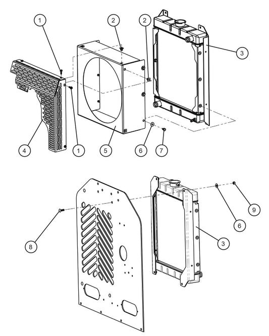 CE V-Series Night Lite Pro II Kubota Engine Group (3 of 3) Parts By Allmand