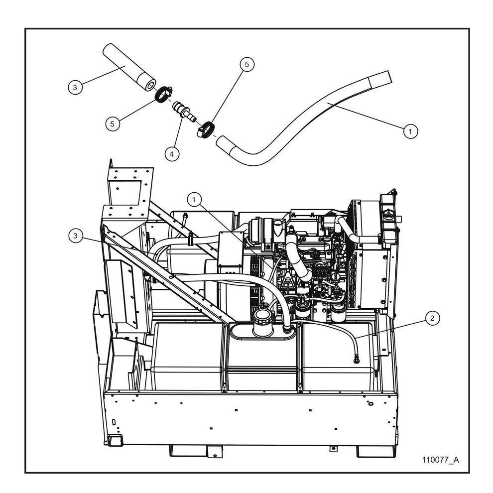 Kubota Fuel Lines Parts By Allmand