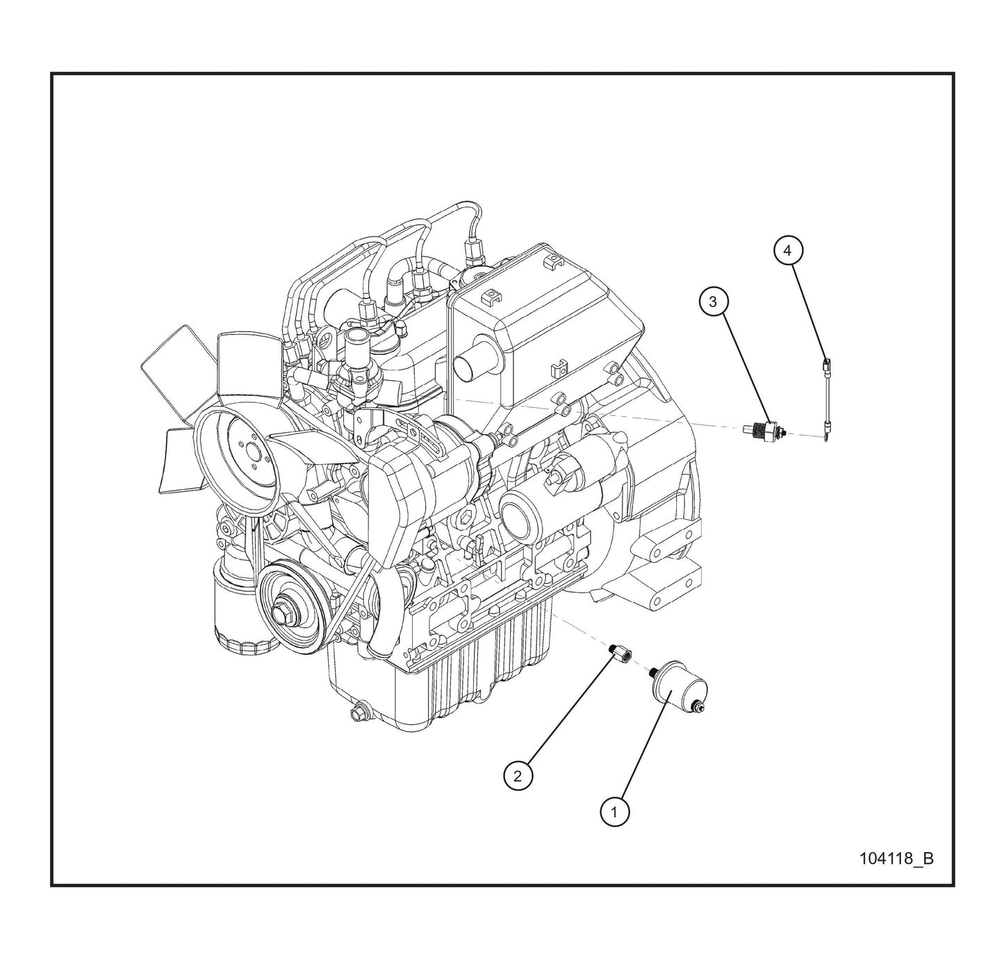 Kubota LSC Sending Unit Parts By Allmand