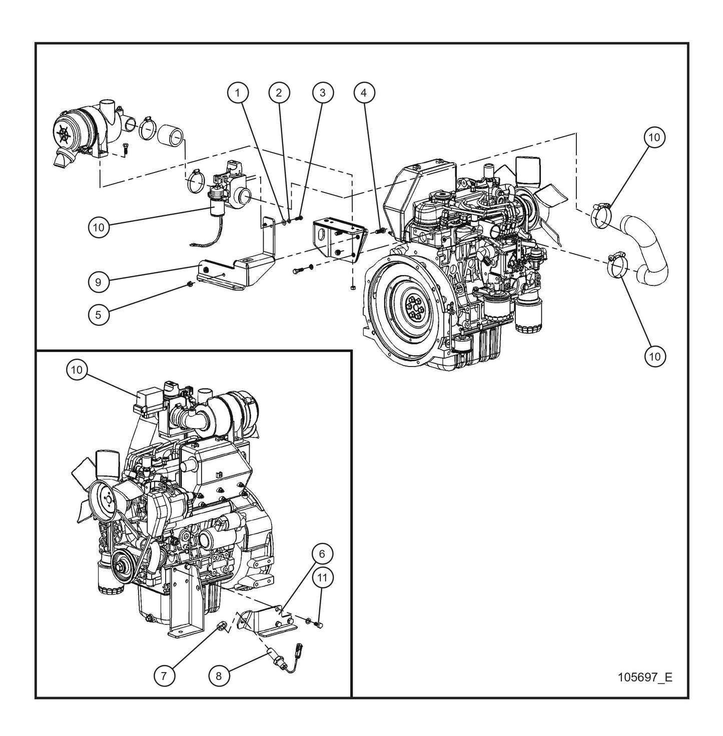 Kubota Shocker Group (Fig 1) Parts By Allmand