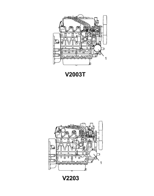 Maxi-Lite 15330 and 20330-Kubota V2003T and V2203Parts By Allmand