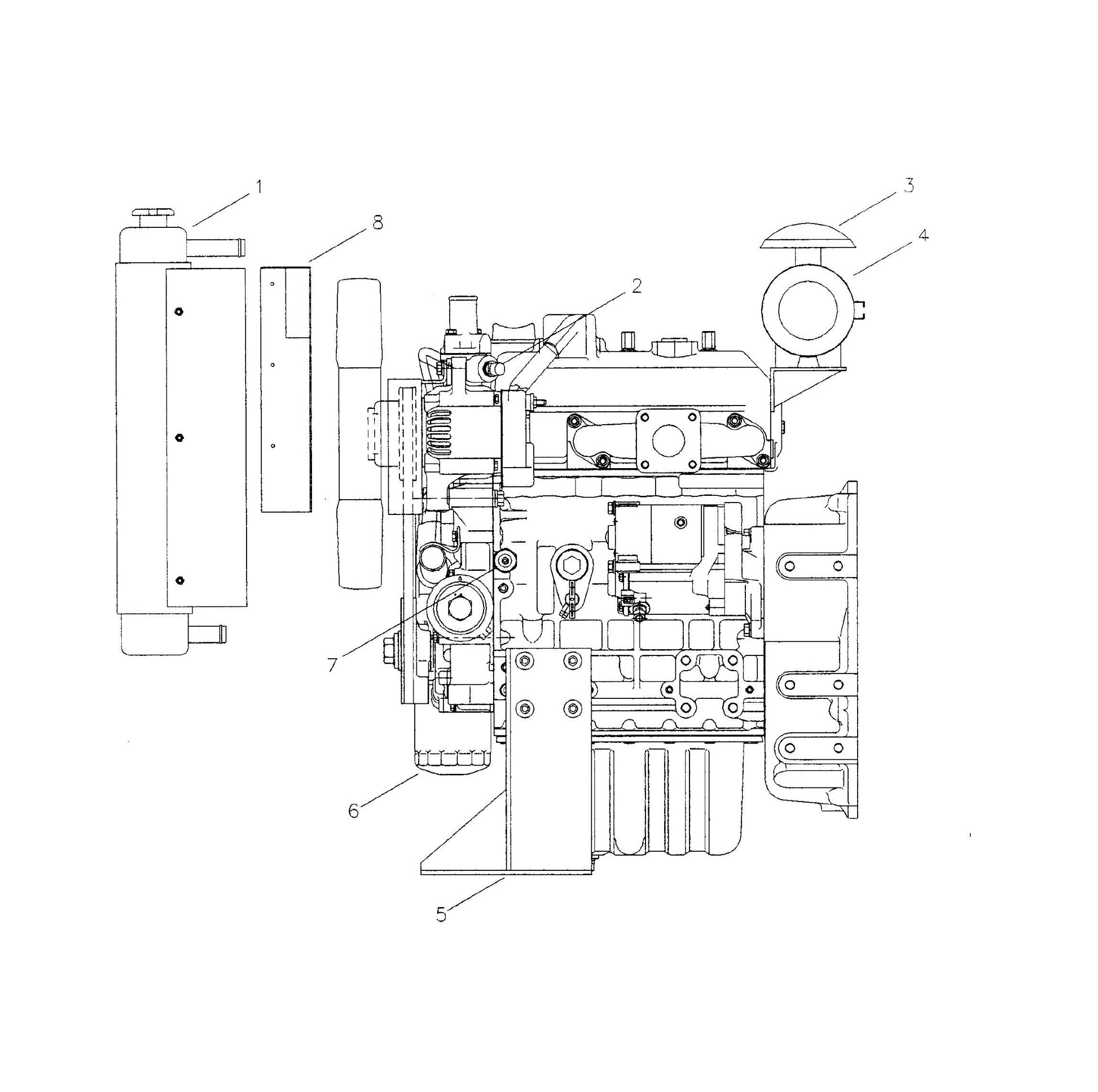 Maxi-Lite Hydraulic Tower-Kubota Engine Parts By Allmand