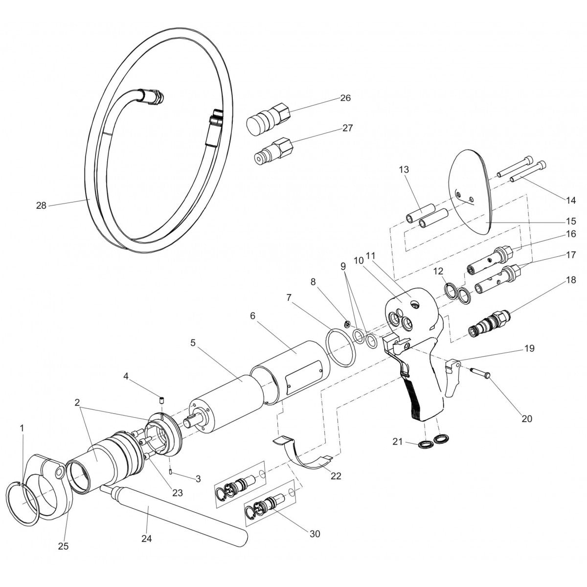LCD 1500 Hydraulic Core Drill Parts By Atlas Copco