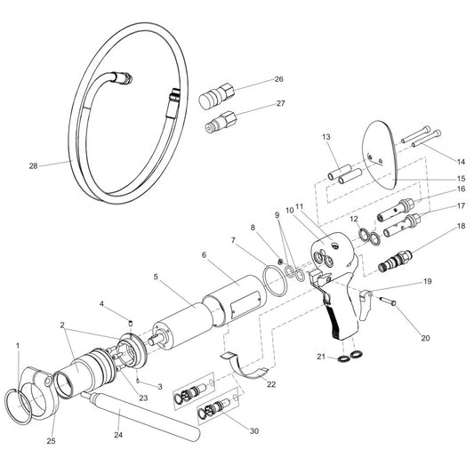 LCD 1500 Hydraulic Core Drill Parts By Atlas Copco