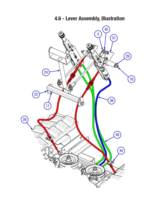 AT16 Lever Assembly-1 Parts By Allen Engineering 